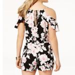 Bebop ✨ Ruffle Floral Cold Shoulder Romper✨ Photo 1