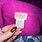 Vtg Purple Magenta Wool Ruffled Blazer Jacket XL Unlined Feminine Coquette Photo 3