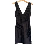 Twenty One Medium Sexy Black Fitted mini dress with bandage style tiers bodycon​ Photo 5