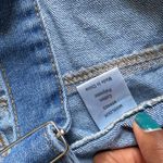 Misslook Floral Painted Light Wash Blue Denim Overalls SIZE S Photo 4