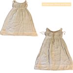 VINTAGE 1960'S CREAM SILK COCKTAIL DRESS WITH SEQUINS (APPX S/M) Size M Photo 11