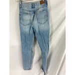 American Eagle Mom Jean Light Wash Distressed Jeans 00 R Photo 2