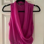 ZARA Silk Magenta Top Photo 0