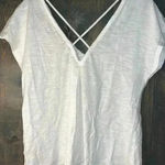 love on a hanger Love On‎ A Hanger White Lace V-Neck Cap Sleeve Blouse Romantic Summer Top Size S Photo 0