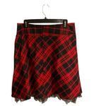 Heart soul Vintage 90s  red black plaid circle skirt TuleTrim Christmas Holiday Photo 3