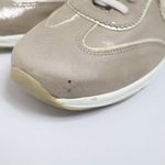 Mephisto Yael Runoff Womens Sz 9.5 Silver Metallic Leather Casual Shoes Sneakers Photo 5