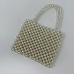 None Pearl Beaded Handbag Photo 0