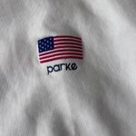 PARKE Mockneck Sweatshirt American Flag Shrunken Version Photo 2