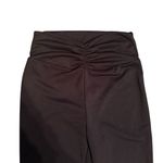 Nasty Gal Size 4 High Rise Ruched Front Flare Pants Trendy Elevated Basic Photo 2