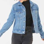 Hudson Jeans Denim Trucker Jacket S/M Color Blue Photo 0