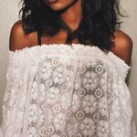 Abercrombie & Fitch Lacy Off The Shoulder Top Photo 0