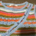 Peppermayo NWOT  Chromatic Charm Knit Top Citrus Oasis S/M Photo 3