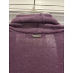 prAna Women’s Purple Waterfall Cardigan Open Front Long Sleeve Size Large Cozy Photo 5