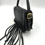 Brian Atwood Acolby Crossbody Large Bubble Grain Leather Fringe Photo 7