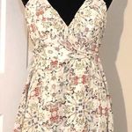 Speechless NWT  Chiffon Floral Cream Dress Size L Photo 0