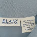 Blair  L Gray Blue Pocketed Tunic Top Photo 3