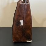 Cavalcanti Collection | Italian Hair On Cowhide Leather Hobo Bag Brown Photo 5