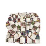 Sezane Chemise Bruna Patchwork Long Sleeve Blouse FR 46 US 14 Boho Cottagecore Photo 8