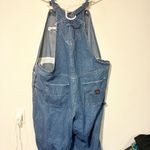 Disney Vtg 90s Plus Size 24  Mickey Unlimited Embroidered Denim Overalls Jeans Photo 3