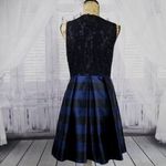 Eliza J striped fit and flare skater dress Belted Photo 3