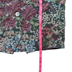 Vintage Tapestry Cottagecore Garden Floral Button Front Vest Norm Thompson 8 Green Photo 2