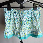 Title Nine Ruffle Swim Skirt Beach Resort Bright Lime Teal Aqua Women's Size M Photo 0