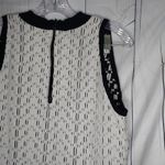 White House | Black Market WHBM Patterned Stretch High Neck Tank Top Photo 5