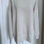 Lazypants. Women Cream Sueded Sweatshirt Activewear Sportswear Lounge Sweater Photo 7