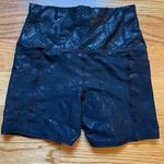 Evolution and creation black snakeskin print shorts size small Photo 1