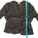 Parker NEW Womens Metallic Lurex Top Size Large Photo 4