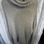 EXPRESS  Fuzzy Faux Fur Cowl Neck Sweater size Large Photo 2