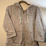 American Eagle Y2K  Outfitters Gray Hoodie SZ S 2000s Vintage Sweater Top Casual Photo 0