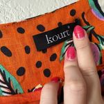Ariat Kourt Aria Seasonal Mini Dress Floral Dot Print Orange Small Photo 3