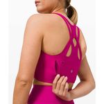 Lululemon Stash It Bra Medium Support B/C Cup Ripened Raspberry Size 4 Photo 1