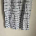 Habitat NEW  - Linen Black Striped Dress Photo 8