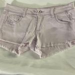 Dollhouse Women’s Lilac Purple Raw Hem Denim Shorts Size 9 Juniors Spring Summer Photo 3