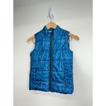 Calvin Klein Jeans Winter Vest Womens Blue Zip Up Size 6 Photo 3