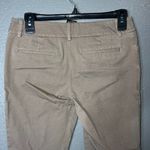 Size 4 Mossimo Khaki Tan Ankle Pants | Business Casual Stretch Chino Photo 2