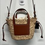 House of Harlow 1960 | Woven Bag w/ Removable Crossbody Strap Brown Photo 7