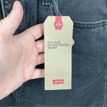 Levi's Levi’s Black High Rise Deconstructed Denim Mini Skirt Sz.29 NWT Photo 7