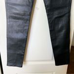 Madewell  10” High-Rise Skinny Leather Jeans Black Size 26 NWT Photo 4