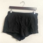 Aerie Offline Womens Shorts Athletic Black Mixed Media Pockets Size Large Photo 0