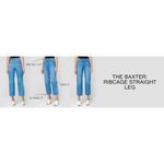 BLANK NYC  The Baxter Ribcage Straight Leg Jeans Womens Wide High Rise Dis 25 Photo 3