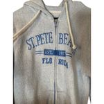 Salty Wave Collection Baby Blue St. Pete Beach FLA Full Zip Jacket Women Sz M Size M Photo 2