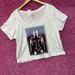 2pac Only god Can Judge Me Neon Pink Cross Rap Crop-top White XL Photo 2