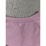 Victoria's Secret Victoria’s Secret Pajama Shirt Women Large Cropped Henley Long Sleeve Sleep Photo 6