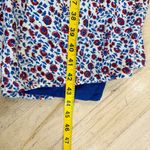 MATTA 100% cotton beautiful blue quilted midi dress NWT Size XS Photo 14