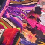 RARE FUZZI boho Jean Paul Gaultier cactus pink printed top tassels $560 fall Size L Photo 4