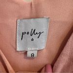 Princess Polly  Pink Wide Leg Sleeveless Jumpsuit Cotton Size US 4 V-Neck Photo 2