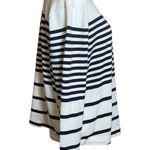 Chico's Navy White Stripe Sweater Size 3 (XL) Nautical Coastal Beach Office Photo 2